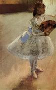 Edgar Degas The actress holding fan china oil painting artist